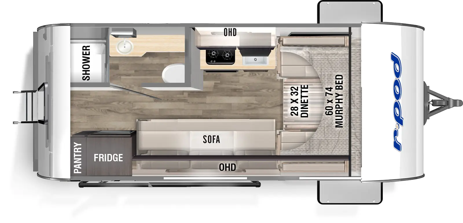 R Pod RP-153C Floorplan